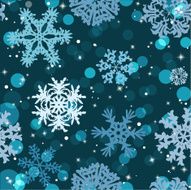 Snowflakes Winter seamless texture endless pattern N4