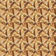 Gold seamless polygonal pattern N2