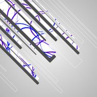 Abstract futuristic geometric shapes N22