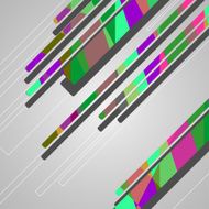 Abstract futuristic geometric shapes N23