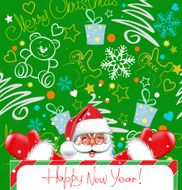 Happy New Year Santa Claus N2