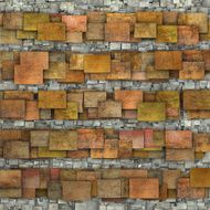 3d orange gray timber wood backdrop