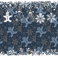 Christmas decoration frame N446