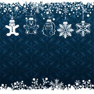 Christmas decoration frame N648