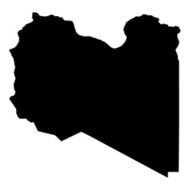 vector map of Libya N3