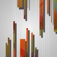Abstract futuristic geometric shapes N25