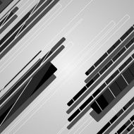 Abstract futuristic geometric shapes N27