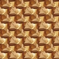 Gold seamless polygonal pattern N4