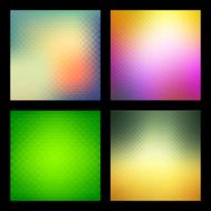 Set of shiny vector backgrounds