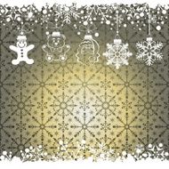 Christmas decoration frame N664