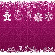 Christmas decoration frame N685