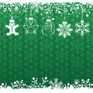 Christmas decoration frame N691