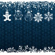 Christmas decoration frame N696