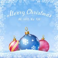 Christmas and New Year&#039;s Greeting Card N2