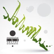 Modern bright vector inky wallpaper eps8 blob painted