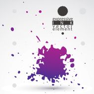 Vector colored brush painted ink blob eps8 smudge background N2
