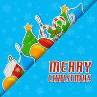 merry christmas and happy new year background cards concepts N19