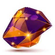 Plastic grain colorful dimensional geometric object sparkling N2