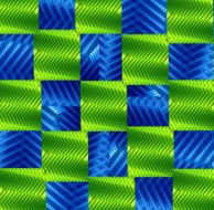 Abstract background in geometric style green and blue