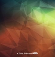 Abstract colorful polygonal background N6