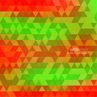 Creative abstract triangle pattern N19