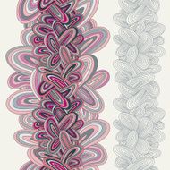 Funky vertical seamless pattern