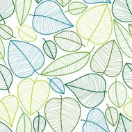 Seamless leaves pattern N13
