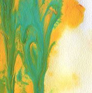 Abstract acrylic and watercolor painted background N27