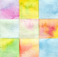 Abstract square watercolor painted background N3