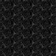 Gray simple rose pattern N2