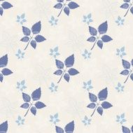 Seamless spring pattern Green leaf abstract leaf fall