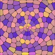 Abstract motley vector geometric background