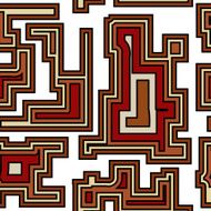 Seamless pattern with geometric elements N36