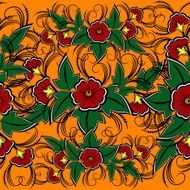 Seamless Floral Pattern N1611