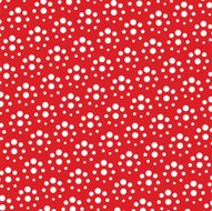 vector red and white polka dot pattern
