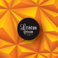 Yellow background Vector geometric N2