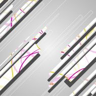 Abstract futuristic geometric shapes N30