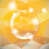 triangle background stained glass lens effect N2