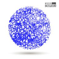 Abstract watercolor hand drawn background Blue water texture