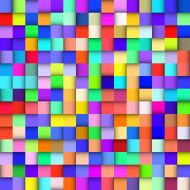Abstract colorful background with squares vector