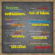 Set of motivational background