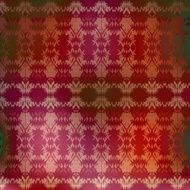 red seamless pattern in retro style