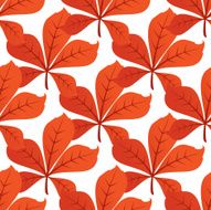 Colorful autumn leaf background seamless pattern N2