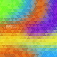 Creative abstract triangle pattern N21