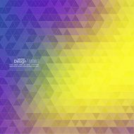 Creative abstract triangle pattern N22