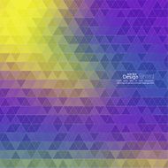 Creative abstract triangle pattern N23