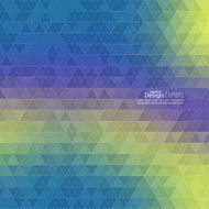Creative abstract triangle pattern N24