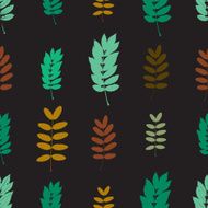 Simple leaves pattern
