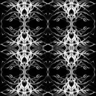 Mandala Decorative hand drawn lace pattern N7