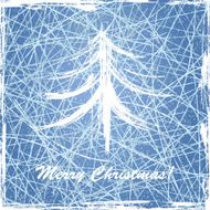 Christmas background with ice texture Vector